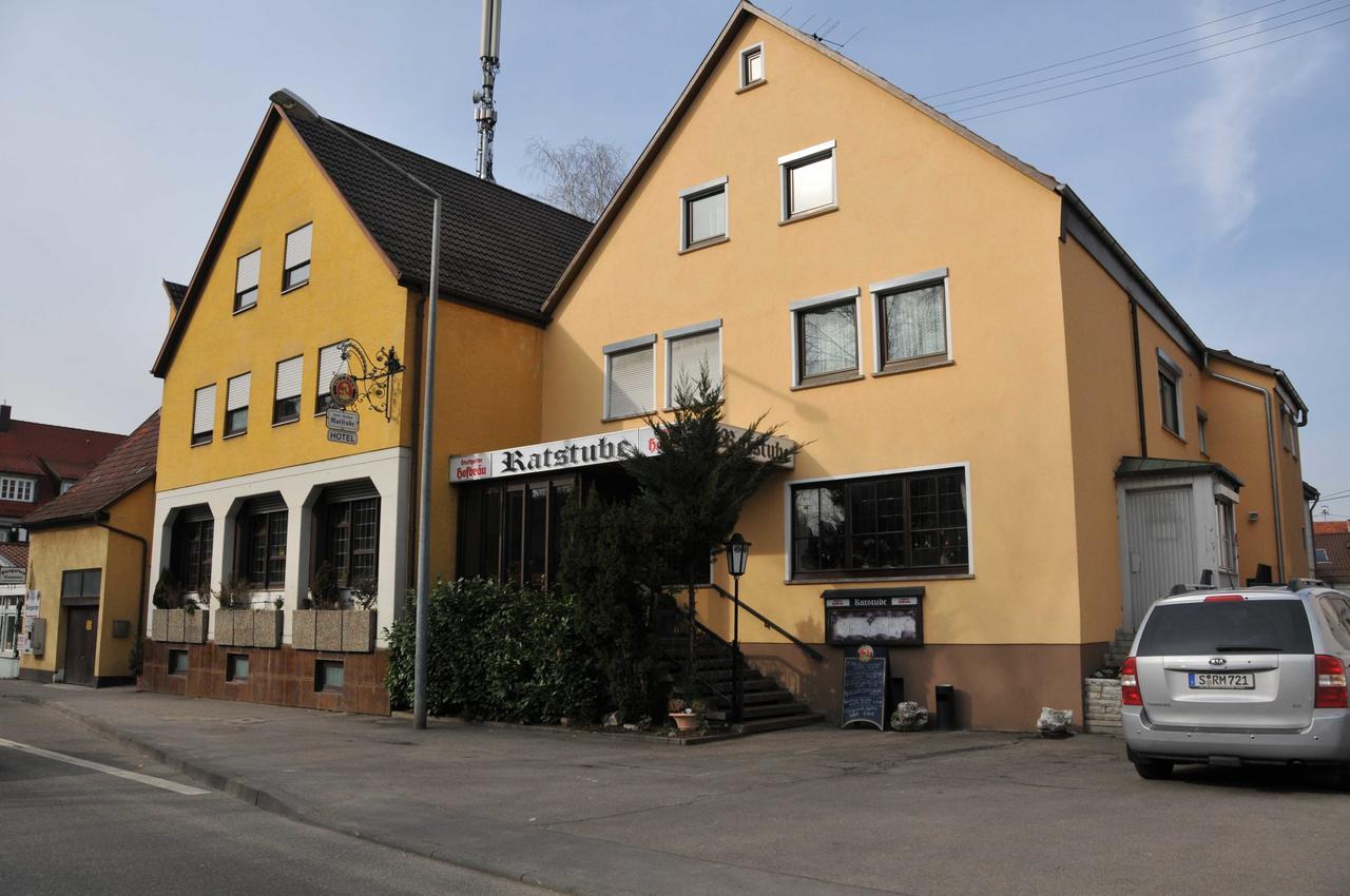 Hotel Gasthof Ratstube Kirchheim unter Teck Eksteriør bilde